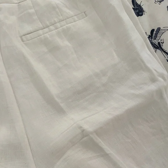Talbots White Linen Trousers - Picture 5 of 16
